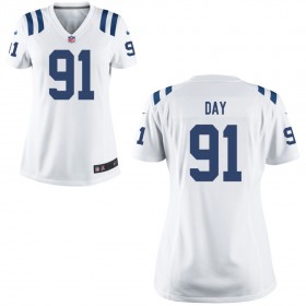Women's Indianapolis Colts Nike White Game Jersey- DAY#91