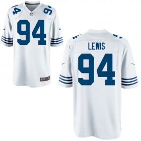Youth Indianapolis Colts Nike White Alternate Game Jersey LEWIS#94