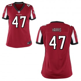 Women's Atlanta Falcons Nike Red Game Jersey HARRIS#47