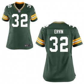 Women's Green Bay Packers Nike Green Game Jersey ERVIN#32