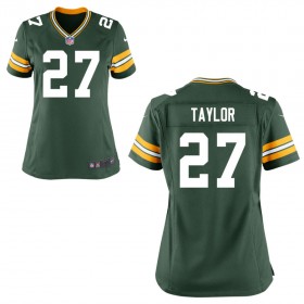 Women's Green Bay Packers Nike Green Game Jersey TAYLOR#27