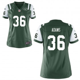 Women's New York Jets Nike Green Game Jersey ADAMS#36