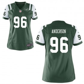 Women's New York Jets Nike Green Game Jersey ANDERSON#96