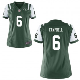 Women's New York Jets Nike Green Game Jersey CAMPBELL#6
