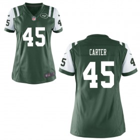 Women's New York Jets Nike Green Game Jersey CARTER#45
