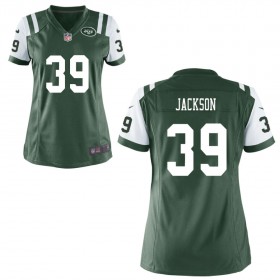 Women's New York Jets Nike Green Game Jersey JACKSON#39