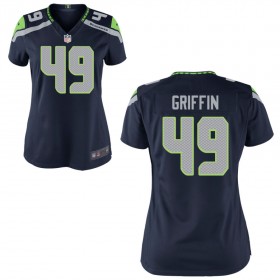 Women's Seattle Seahawks Nike College Navy Game Jersey GRIFFIN#49