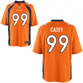 Youth Denver Broncos Nike Orange Game Jersey CASEY#99