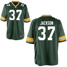 Youth Green Bay Packers Nike Green Game Jersey JACKSON#37