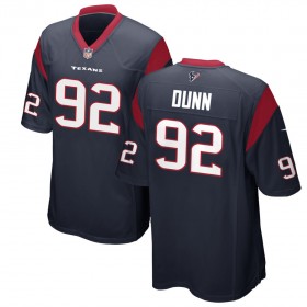 Youth Houston Texans Nike Navy Game Jersey DUNN#92
