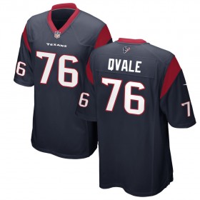 Youth Houston Texans Nike Navy Game Jersey QVALE#76