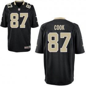 Youth New Orleans Saints Nike Black Game Jersey COOK#87