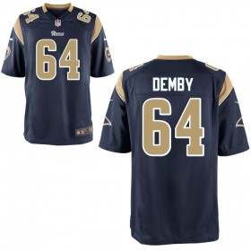 Youth Los Angeles Rams Nike Navy Game Jersey DEMBY#64