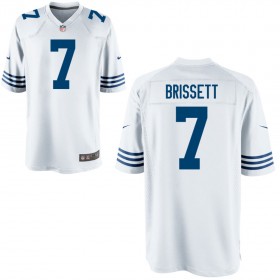 Men's Indianapolis Colts Nike Royal Throwback Game Jersey BRISSETT#7