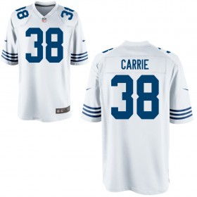 Men's Indianapolis Colts Nike Royal Throwback Game Jersey CARRIE#38