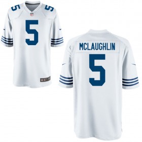 Men's Indianapolis Colts Nike Royal Throwback Game Jersey MCLAUGHLIN#5