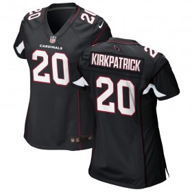 Women's Arizona Cardinals Nike Black Game Jersey KIRKPATRICK#20