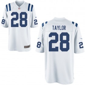 Youth Indianapolis Colts Nike White Game Jersey TAYLOR#28