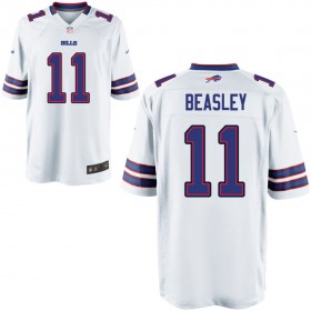 Nike Men's Buffalo Bills Game White Jersey BEASLEY#11