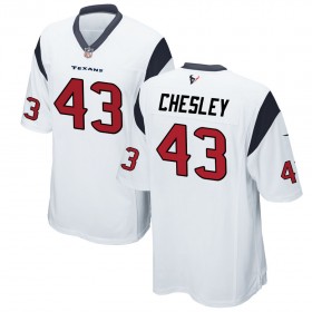 Nike Men's Houston Texans Game White Jersey CHESLEY#43