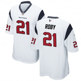 Nike Men's Houston Texans Game White Jersey ROBY#21