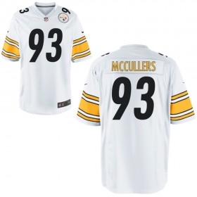 Nike Men's Pittsburgh Steelers Game White Jersey MCCULLERS#93