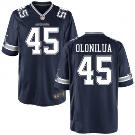 Men's Dallas Cowboys Nike Navy Game Jersey OLONILUA#45