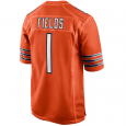 Men's Chicago Bears  Orange  Jersey Justin Fields#1
