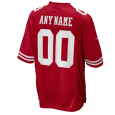 Men's San Francisco 49ers Scarlet 75th Anniversary Game Jersey